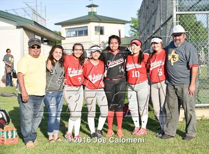Thumbnail 3 in Lee [Robert E.] vs Churchill (NEISD Softball Complex) photogallery.