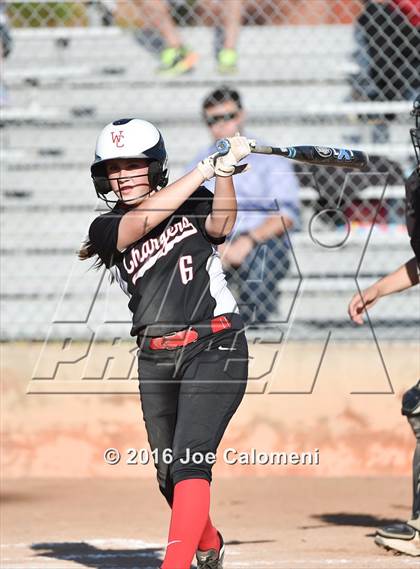Thumbnail 1 in Lee [Robert E.] vs Churchill (NEISD Softball Complex) photogallery.