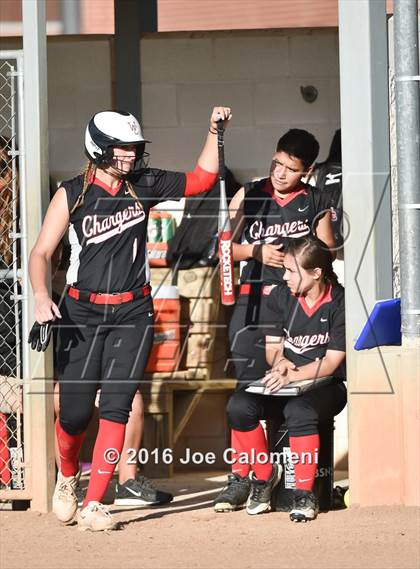 Thumbnail 2 in Lee [Robert E.] vs Churchill (NEISD Softball Complex) photogallery.