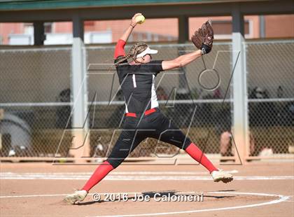 Thumbnail 3 in Lee [Robert E.] vs Churchill (NEISD Softball Complex) photogallery.