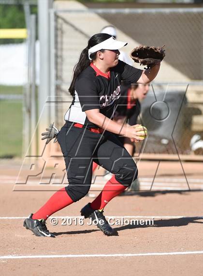 Thumbnail 1 in Lee [Robert E.] vs Churchill (NEISD Softball Complex) photogallery.