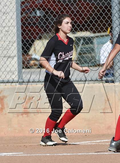 Thumbnail 3 in Lee [Robert E.] vs Churchill (NEISD Softball Complex) photogallery.