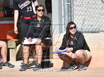 Thumbnail 2 in Lee [Robert E.] vs Churchill (NEISD Softball Complex) photogallery.