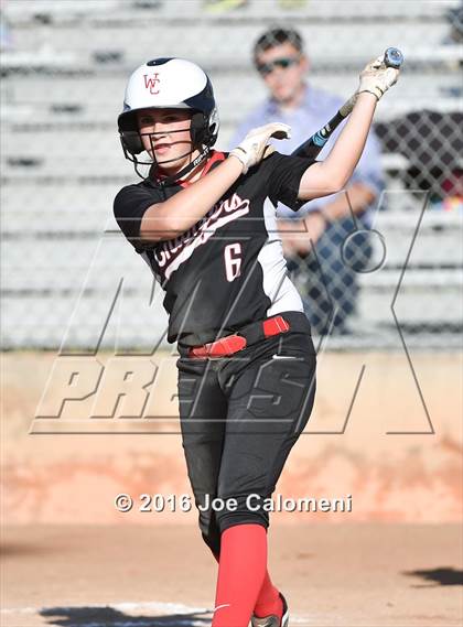 Thumbnail 2 in Lee [Robert E.] vs Churchill (NEISD Softball Complex) photogallery.
