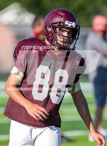 Thumbnail 2 in Henrietta vs. Whitesboro (Scrimmage) photogallery.