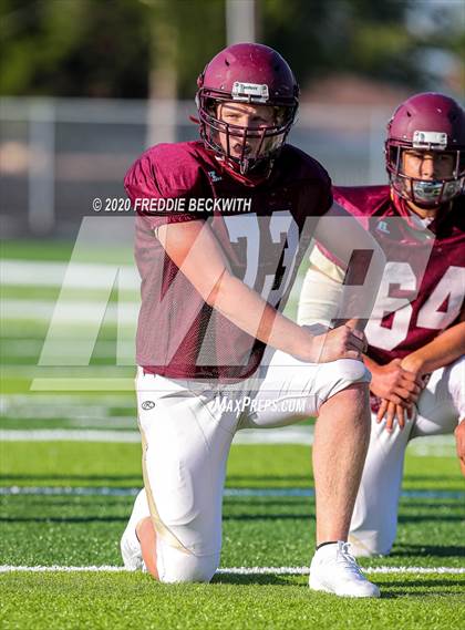 Thumbnail 1 in Henrietta vs. Whitesboro (Scrimmage) photogallery.
