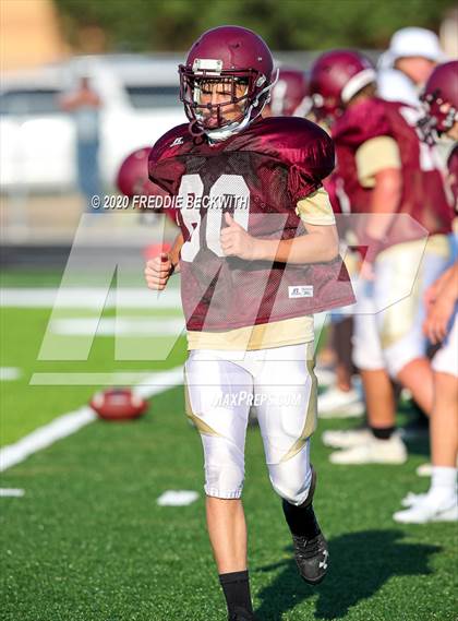 Thumbnail 2 in Henrietta vs. Whitesboro (Scrimmage) photogallery.