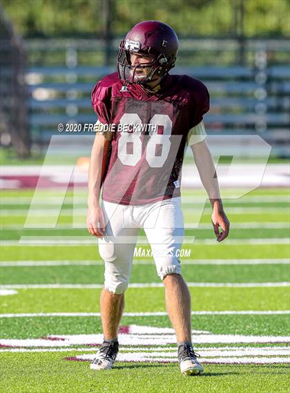 Thumbnail 1 in Henrietta vs. Whitesboro (Scrimmage) photogallery.