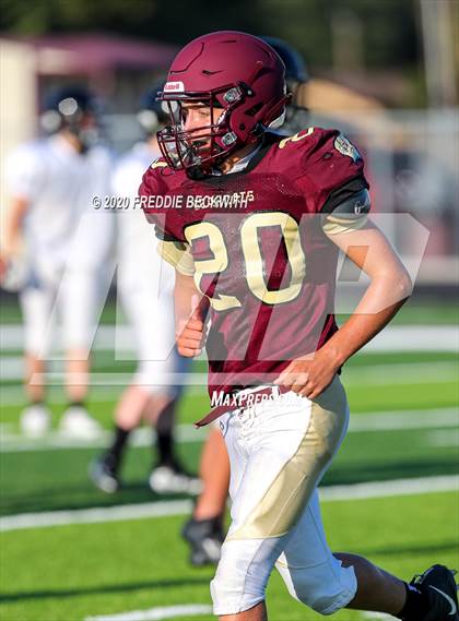 Thumbnail 1 in Henrietta vs. Whitesboro (Scrimmage) photogallery.