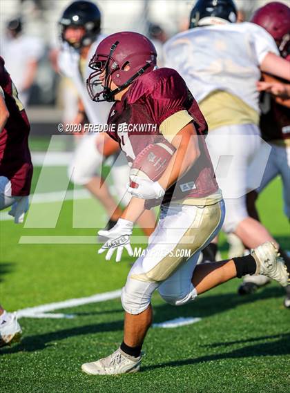 Thumbnail 2 in Henrietta vs. Whitesboro (Scrimmage) photogallery.