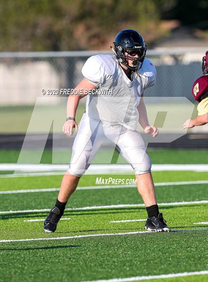 Thumbnail 2 in Henrietta vs. Whitesboro (Scrimmage) photogallery.