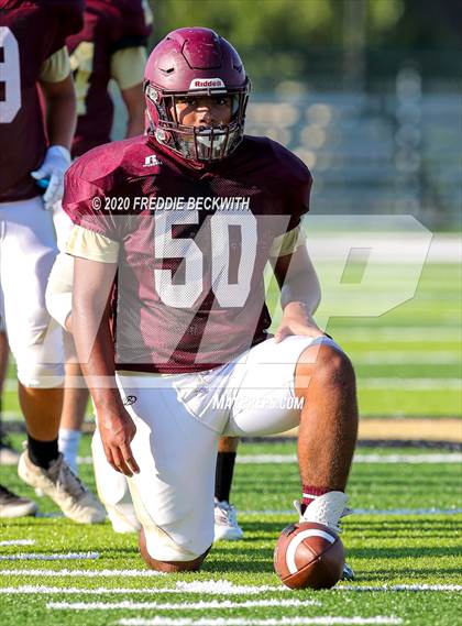 Thumbnail 2 in Henrietta vs. Whitesboro (Scrimmage) photogallery.