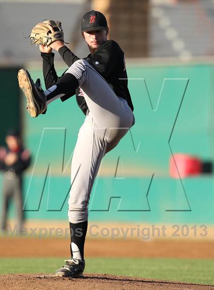 Thumbnail 2 in Banning vs. San Fernando (CIF LACS D1 Semi-Final) photogallery.
