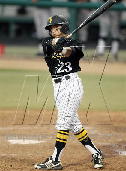 Thumbnail 1 in Banning vs. San Fernando (CIF LACS D1 Semi-Final) photogallery.