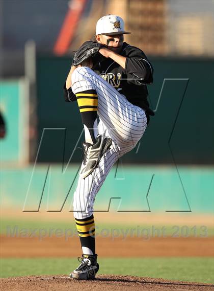Thumbnail 2 in Banning vs. San Fernando (CIF LACS D1 Semi-Final) photogallery.