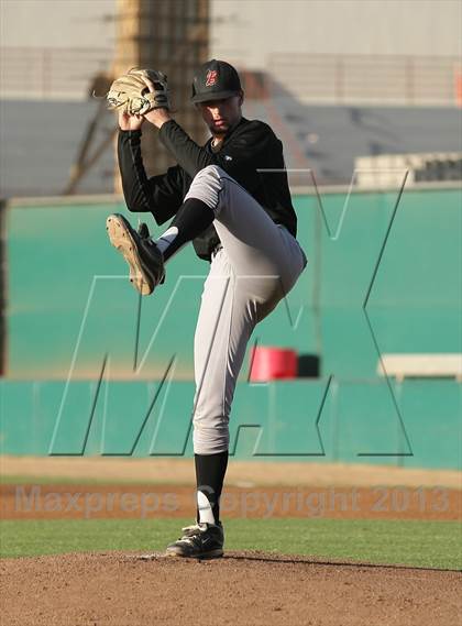 Thumbnail 1 in Banning vs. San Fernando (CIF LACS D1 Semi-Final) photogallery.
