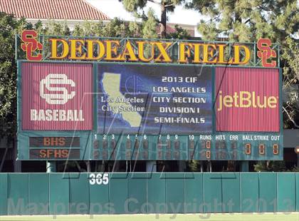 Thumbnail 2 in Banning vs. San Fernando (CIF LACS D1 Semi-Final) photogallery.