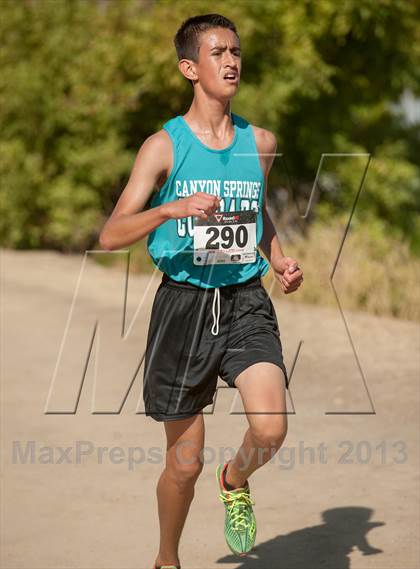 Thumbnail 2 in California Mount SAC Fastback Shootout (Sophomore Boys Heats 1-2) photogallery.