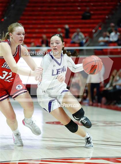 Thumbnail 1 in Springville vs. Lehi (UHSAA 5A Semifinal) photogallery.