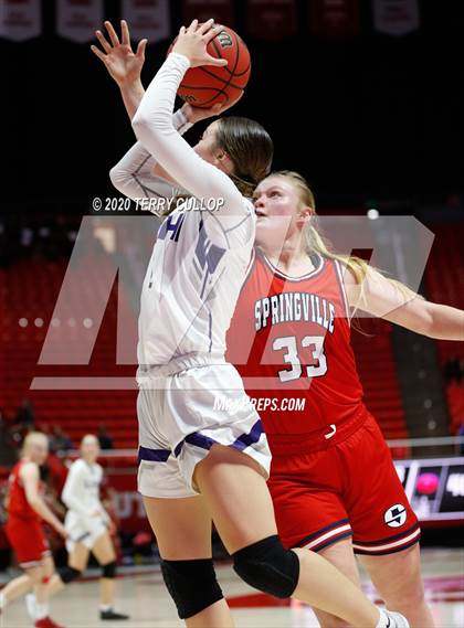 Thumbnail 2 in Springville vs. Lehi (UHSAA 5A Semifinal) photogallery.