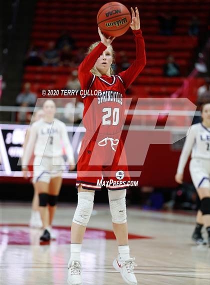 Thumbnail 3 in Springville vs. Lehi (UHSAA 5A Semifinal) photogallery.