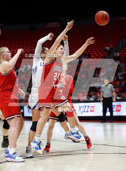 Thumbnail 2 in Springville vs. Lehi (UHSAA 5A Semifinal) photogallery.