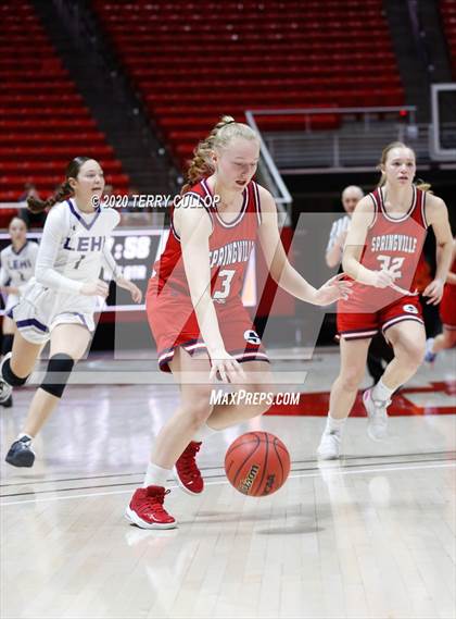 Thumbnail 3 in Springville vs. Lehi (UHSAA 5A Semifinal) photogallery.