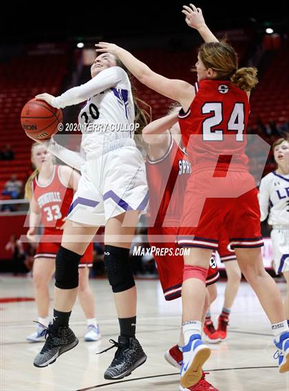Thumbnail 3 in Springville vs. Lehi (UHSAA 5A Semifinal) photogallery.
