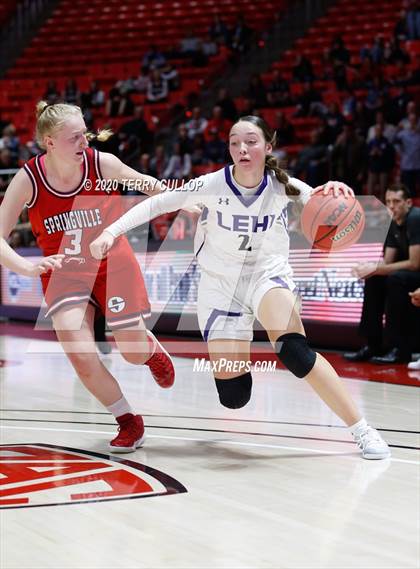 Thumbnail 1 in Springville vs. Lehi (UHSAA 5A Semifinal) photogallery.