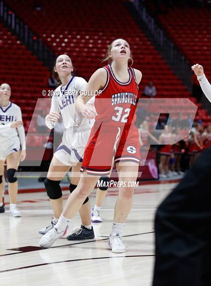 Thumbnail 2 in Springville vs. Lehi (UHSAA 5A Semifinal) photogallery.