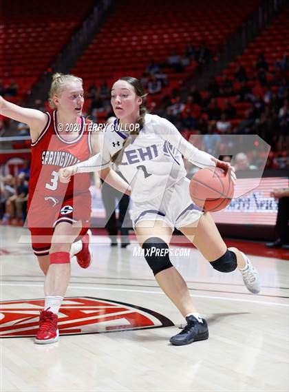 Thumbnail 2 in Springville vs. Lehi (UHSAA 5A Semifinal) photogallery.