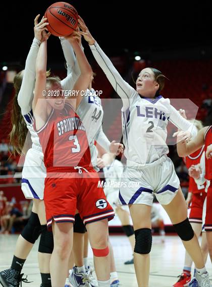 Thumbnail 3 in Springville vs. Lehi (UHSAA 5A Semifinal) photogallery.