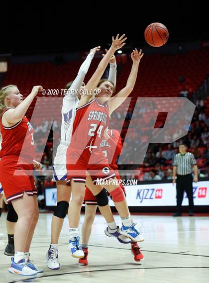 Thumbnail 1 in Springville vs. Lehi (UHSAA 5A Semifinal) photogallery.