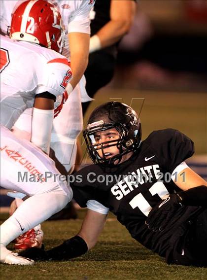 Thumbnail 2 in Orange Lutheran vs. Servite photogallery.