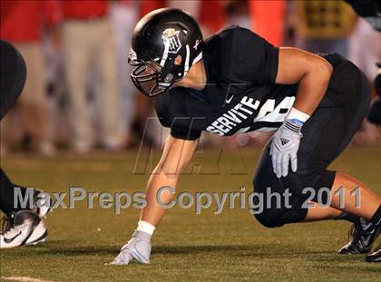 Thumbnail 1 in Orange Lutheran vs. Servite photogallery.