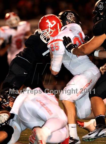 Thumbnail 1 in Orange Lutheran vs. Servite photogallery.