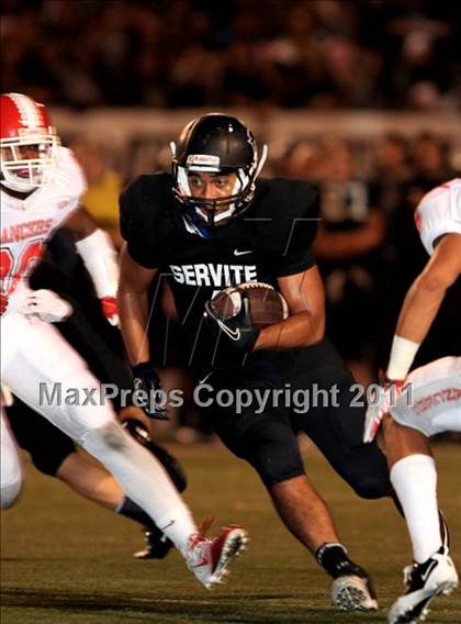 Thumbnail 1 in Orange Lutheran vs. Servite photogallery.