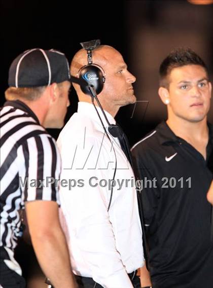 Thumbnail 1 in Orange Lutheran vs. Servite photogallery.