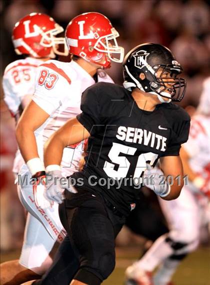 Thumbnail 2 in Orange Lutheran vs. Servite photogallery.