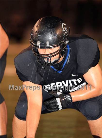 Thumbnail 1 in Orange Lutheran vs. Servite photogallery.