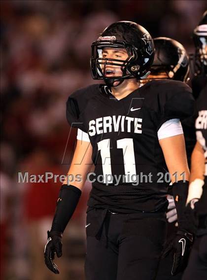 Thumbnail 2 in Orange Lutheran vs. Servite photogallery.