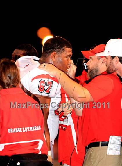 Thumbnail 2 in Orange Lutheran vs. Servite photogallery.