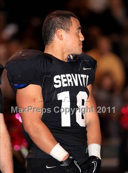 Thumbnail 2 in Orange Lutheran vs. Servite photogallery.