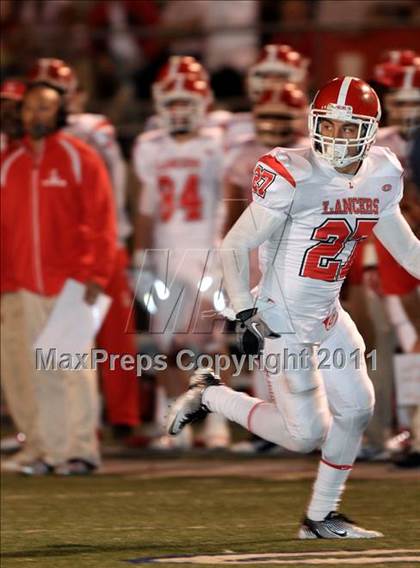 Thumbnail 1 in Orange Lutheran vs. Servite photogallery.