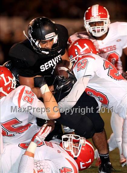 Thumbnail 1 in Orange Lutheran vs. Servite photogallery.