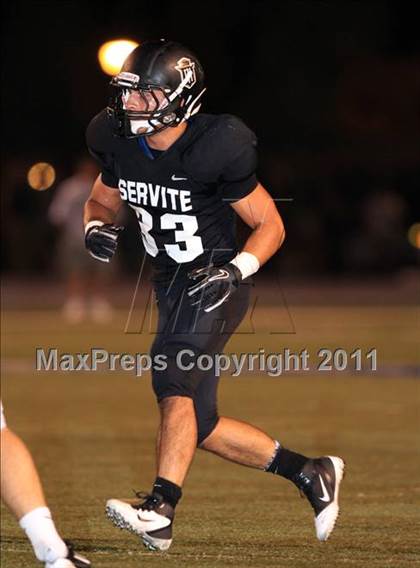 Thumbnail 3 in Orange Lutheran vs. Servite photogallery.