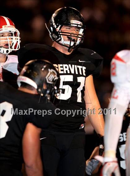 Thumbnail 1 in Orange Lutheran vs. Servite photogallery.