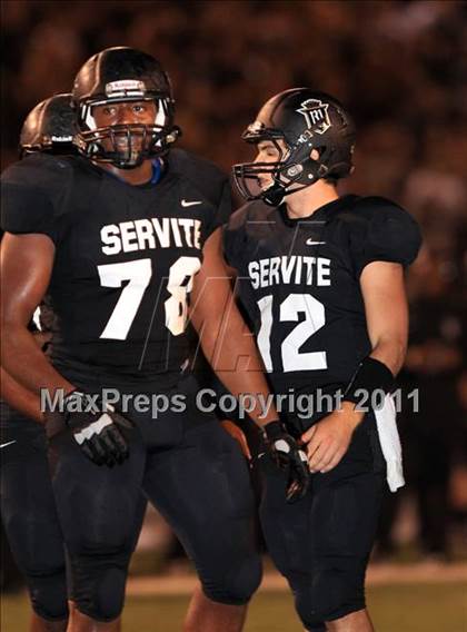 Thumbnail 2 in Orange Lutheran vs. Servite photogallery.