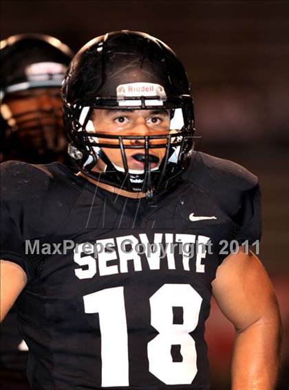 Thumbnail 2 in Orange Lutheran vs. Servite photogallery.