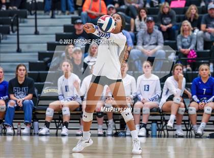 Thumbnail 1 in Lindsay vs. Wolfe City (UIL 2A Volleyball Area) photogallery.